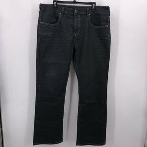 David Bitton Buffalo 38×32 Black Dark Wash Jeans